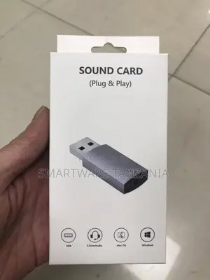 USB Sound Card Adapter, 3.5mm Audio Jack