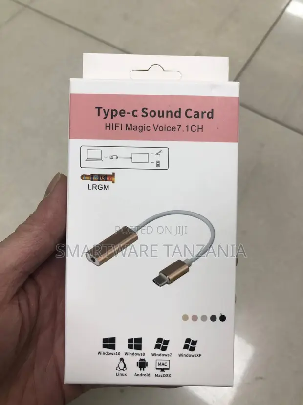 Type-C HIFI Magic Voice 7.1 Channel Sound Card Adapter - 1