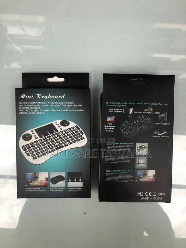 Mini Wireless Keyboard with Touchpad, Multi-Device Support - 1