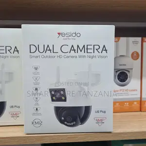 Yesido Dual Camera Smart Outdoor HD Camera, 4MP, Night Vision