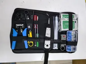 Network Tool Kit with Crimping Tool, Cable Tester & Connectors