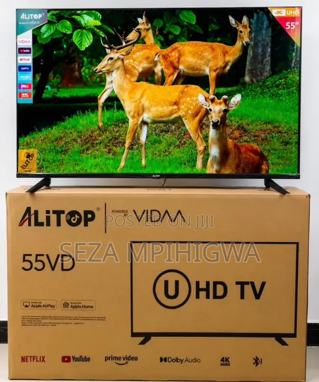 ALITOP 55" Smart VIDAA TV - 4K UHD - 1