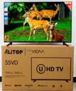 ALITOP 55" Smart VIDAA TV - 4K UHD - 1