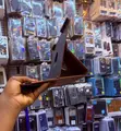 Brown 360-Degree Rotating PU Leather Tablet Flip Cover/Case - 1
