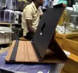 Brown 360-Degree Rotating PU Leather Tablet Flip Cover/Case - 2
