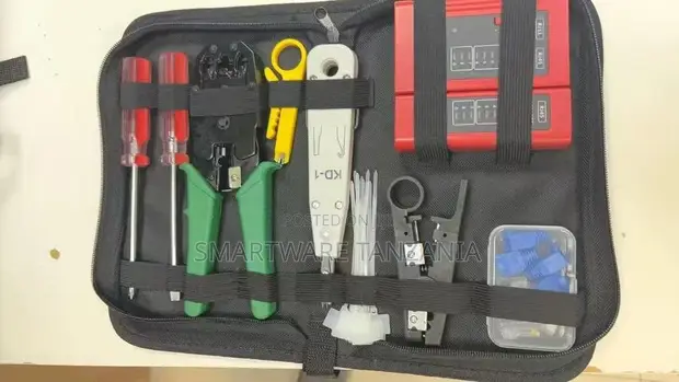 Network Tool Kit with Crimping Tool, Cable Testers - 1