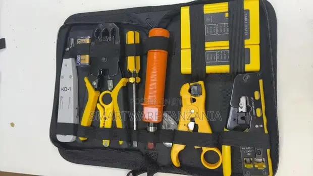 Kifaa cha Mtandao: Crimping Tool RJ45/RJ11/RJ12 kwa Cat5/Cat6 - 1