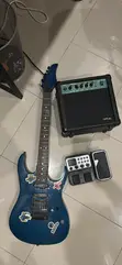 Used Electric Guitar Bundle with Amp and Pedal - 2