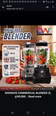 Digiwave 1800W High-Speed Commercial Blender (2L) - 3
