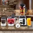 Digiwave Blender ya Biashara 3-in-1 na Chopper & Grinder (2L) - 3