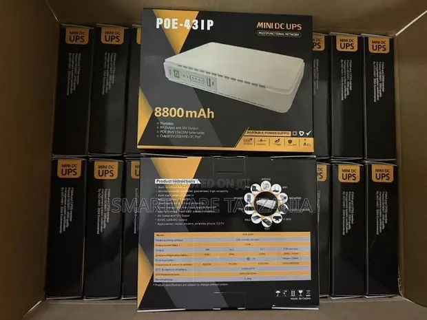 Mini DC UPS POE-431P Portable Power Supply 8800mAh - 1