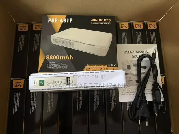 Mini DC UPS POE-431P 8800mAh Portable Power Supply - 1