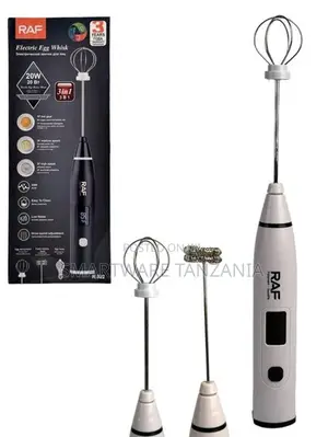 RAF Electric Egg Whisk 20W Handheld Mixer yenye Speed Control