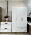 Kabati la Milango 3 na Meza ya Console - 1