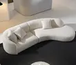 Sofa Set ya Heksa (Watu 5, Nyeupe) - 2