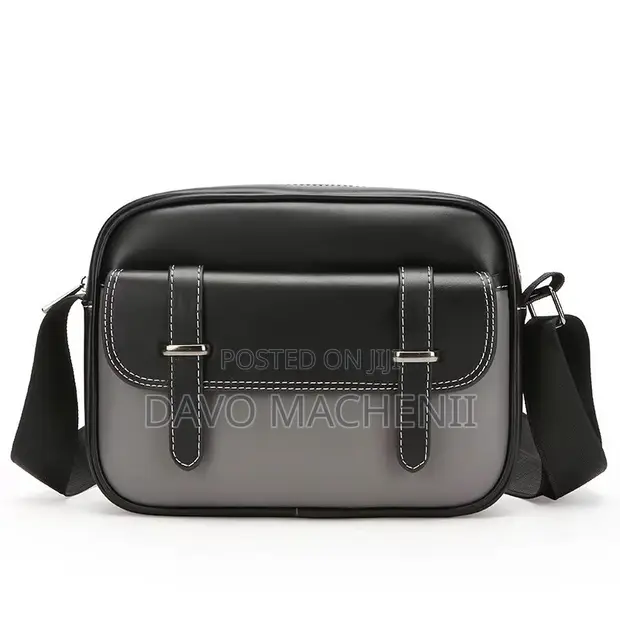 Grain Leather Cross Chest Bag - 1