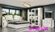 Bedroom Set - 6-Door Wardrobe, Bed, Dresser - 1
