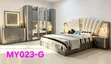 Bedroom Set - 6-Door Wardrobe, Bed, Dresser - 2