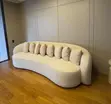 SofaSofa 3-Seater Sofa - White Fabric - 1
