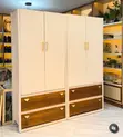Woodstock 4-Door Wardrobe - Solid Wood - 1