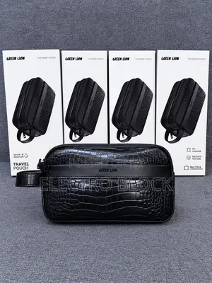 Green Lion Tirana Travel Pouch - Black
