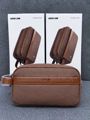 Green Lion Tirana Travel Pouch - Kahawia