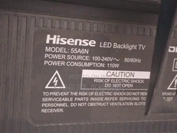 Hisense 55A6N Inch 55 Smart TV (Kioo Kimevuja) - 1
