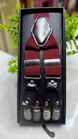 Adjustable Trouser Suspenders with Leather Accents - 3