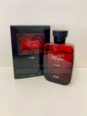 Rasasi Hawas Fire EDP - Manukato ya Bahari na Amber kwa Wanaume