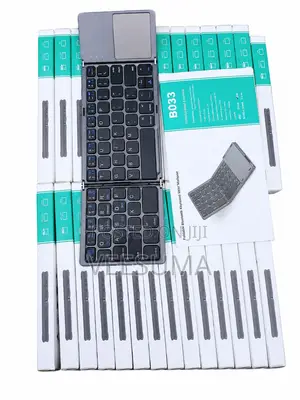 Foldable Bluetooth Keyboard with Touchpad (B033 - Rechargeable)