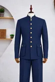 Marco Lorenzo Long-Sleeve Safari Suit - Black - 3