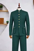 Marco Lorenzo Long-Sleeve Safari Suit - Black - 4