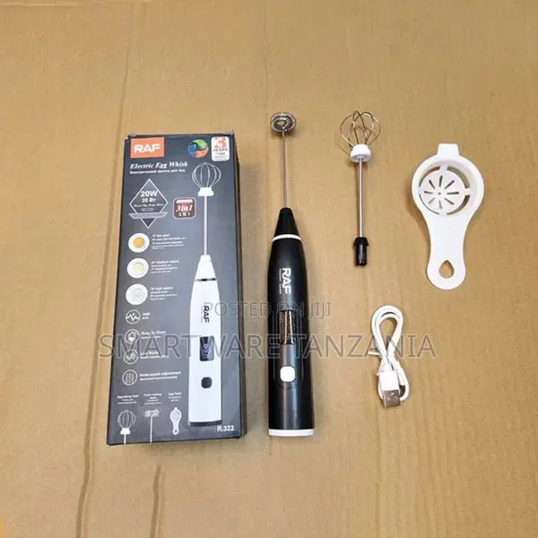 RAF Rechargeable Milk Frother Handheld Coffee Frother Wand - 1