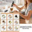 RAF Rechargeable Milk Frother Handheld Coffee Frother Wand - 2