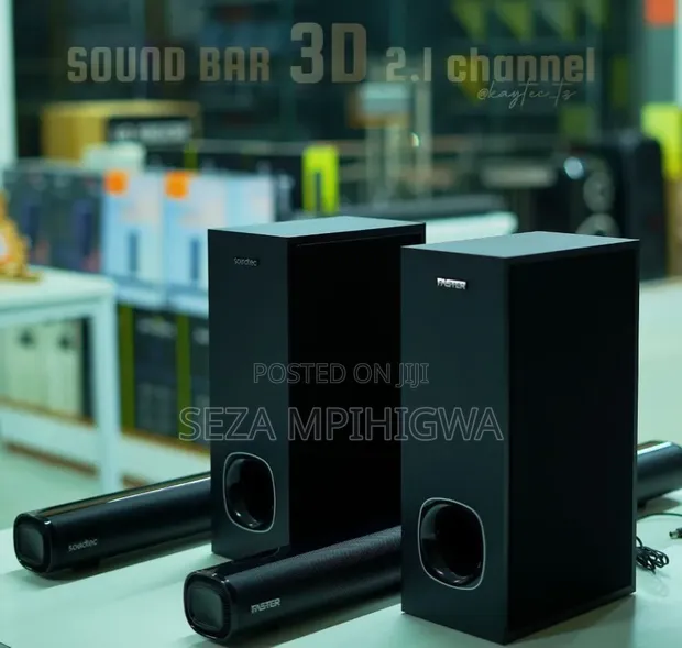 Soundtec/Faster 2.1 Channel 3D Surround Soundbar System - 1