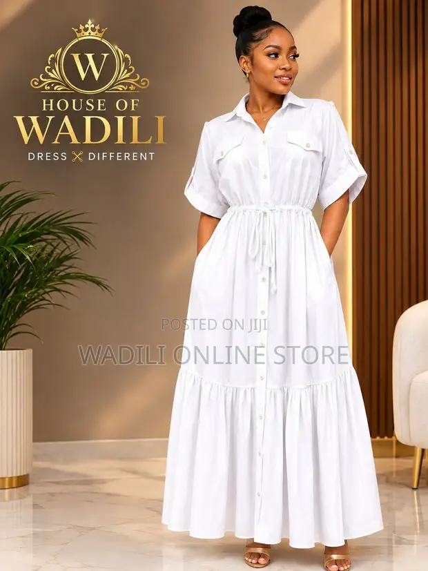 Long White Dress - 1