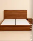 Modern Airbnb Super King Bed - Mninga Wood - 2