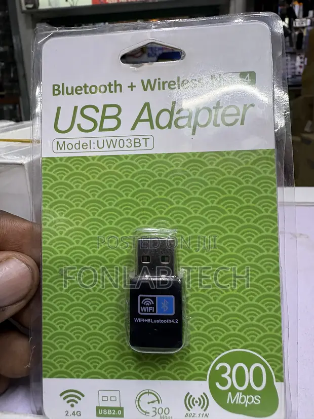 Wireless & Bluetooth Adapter 300Mbps - 1