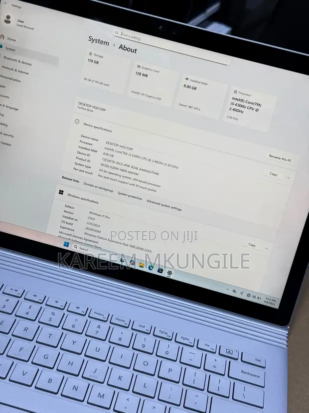 Laptop Microsoft Surface Book (Iliyorudishwa) - 1