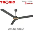 Tronic Ceiling Fan 56 Inch DF CF56BR Rangi ya Brown - 1