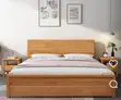 Modern Mninga Wood Bed (Super King) - 1