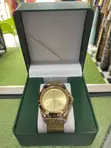 Fullbox Gold Watch - Mpya Kabisa - 2