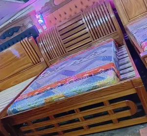 Solid Mninga Wood Bed Frame 5/6 Super King