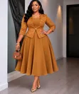 Women's Modern Classic Wear Dress - 3