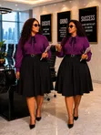 Ladies Modern Fashion Dress - 3