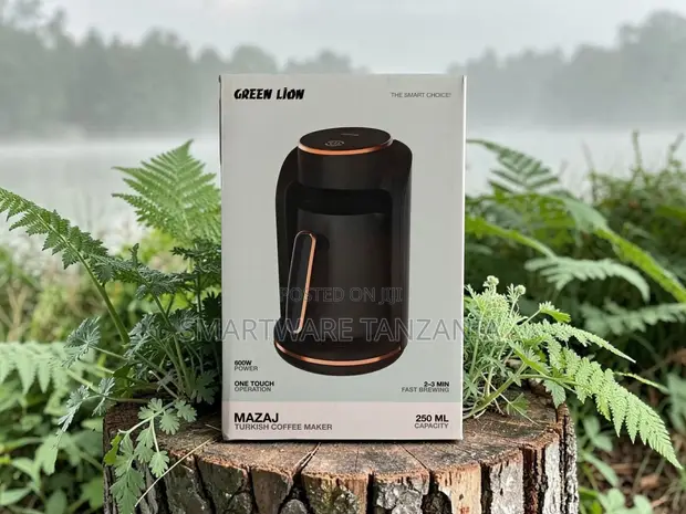 Green Lion Mazaj Turkish Coffee Maker, 600W, 250ML - 1