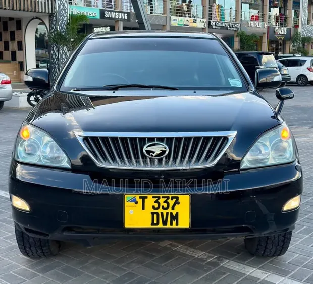 Toyota Harrier 2008 Nyeusi - 1