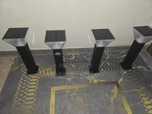 New 60cm Aluminum Solar Bollard Light