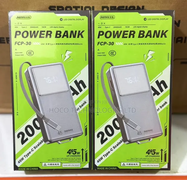 Remax FCP-30 Power Bank 20,000mAh 45W - 1