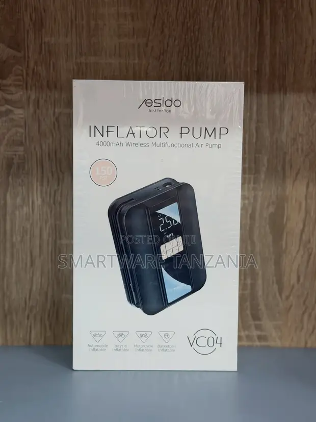 Yesido VC04 Wireless Inflator Pump, 150 PSI - 1